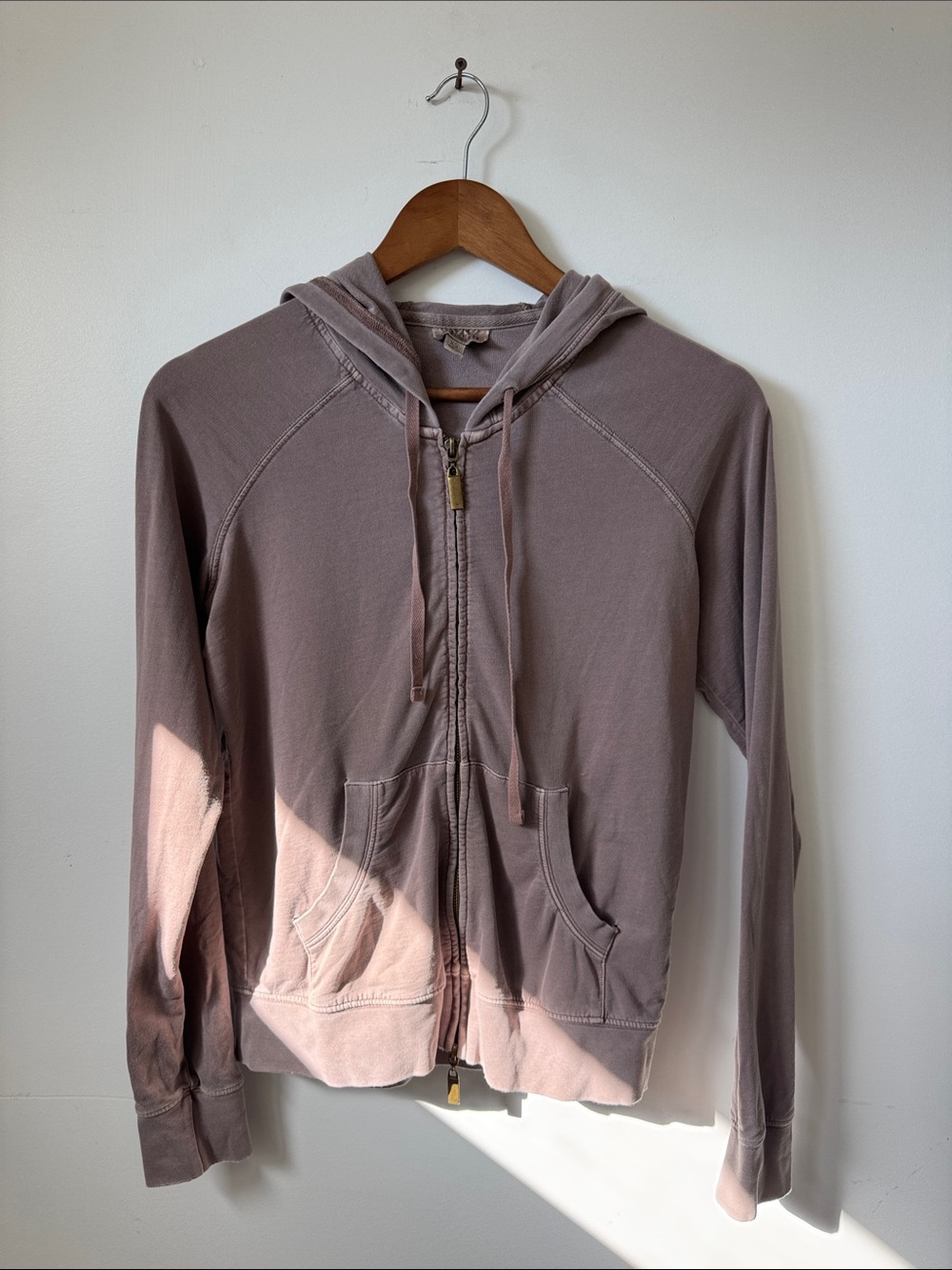 Sussan Dusty Mauve Zip Hoodie Jacket